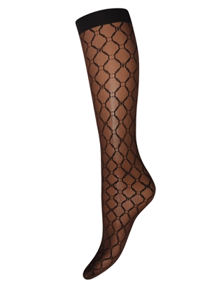 Wolford Monogram Knee-Highs, Sort 